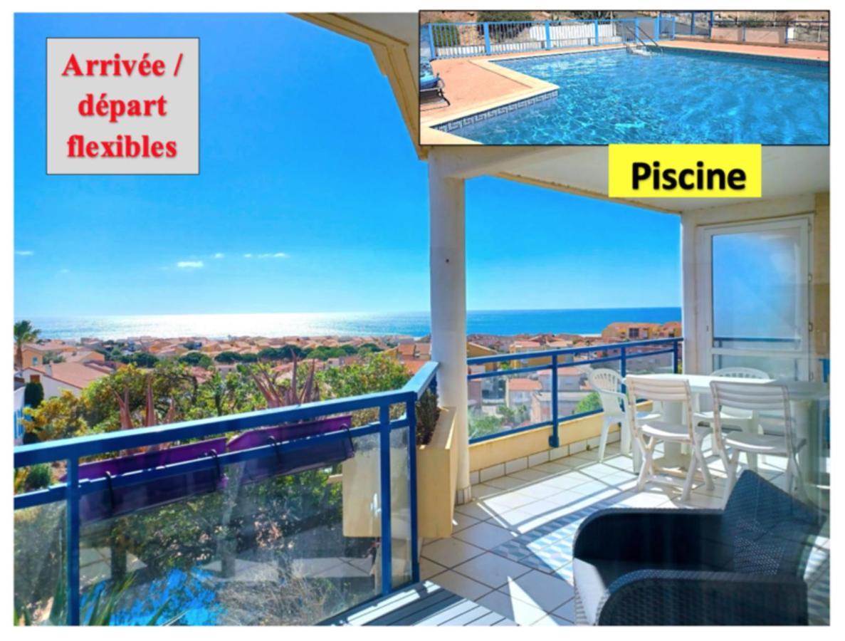 Plain-Pied, Terrasse, Piscine, Pleine Vue Mer, Plage A 6' A Pied, Parking, Wifi Флері Екстер'єр фото